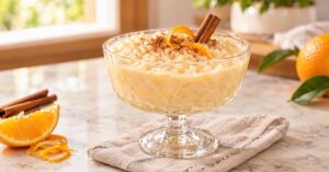 Arroz con leche de Ron Ponche — receta de La Cocina de Sofy