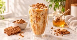 Biscoff honey latte — receta de La Cocina de Sofy
