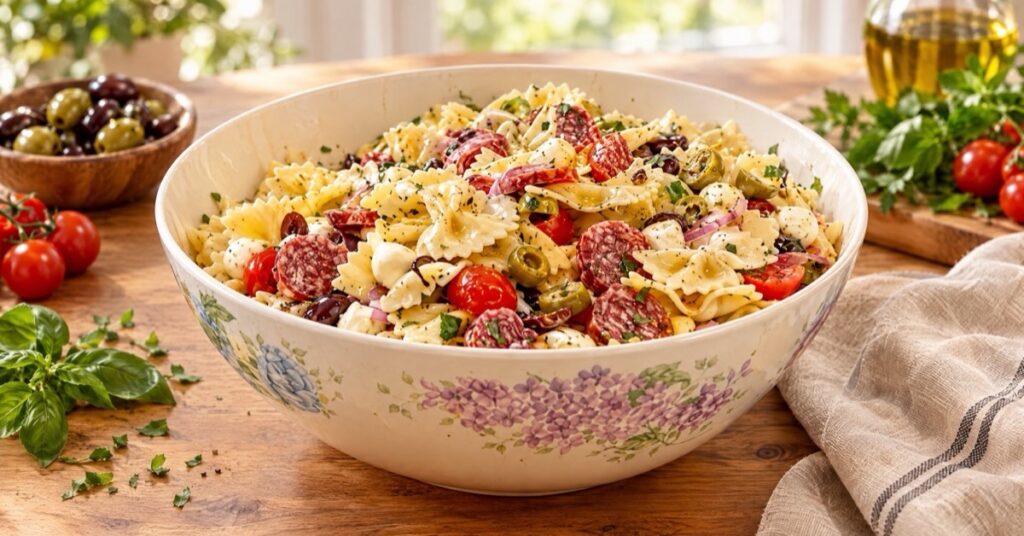 Ensalada de pasta antipasto — receta de La Cocina de Sofy