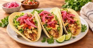 Fish tacos de dorado — receta de La Cocina de Sofy