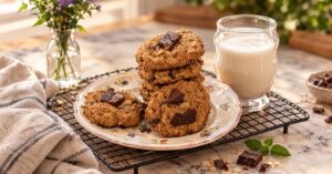 Galletas de avena con chocolate chips caseras — receta de La Cocina de Sofy