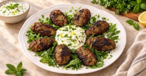 Koftas de res con tzatziki — receta de La Cocina de Sofy