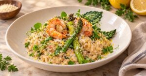 Risotto de langostinos cremoso — receta de La Cocina de Sofy