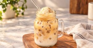 Shaken affogato latte — receta de La Cocina de Sofy