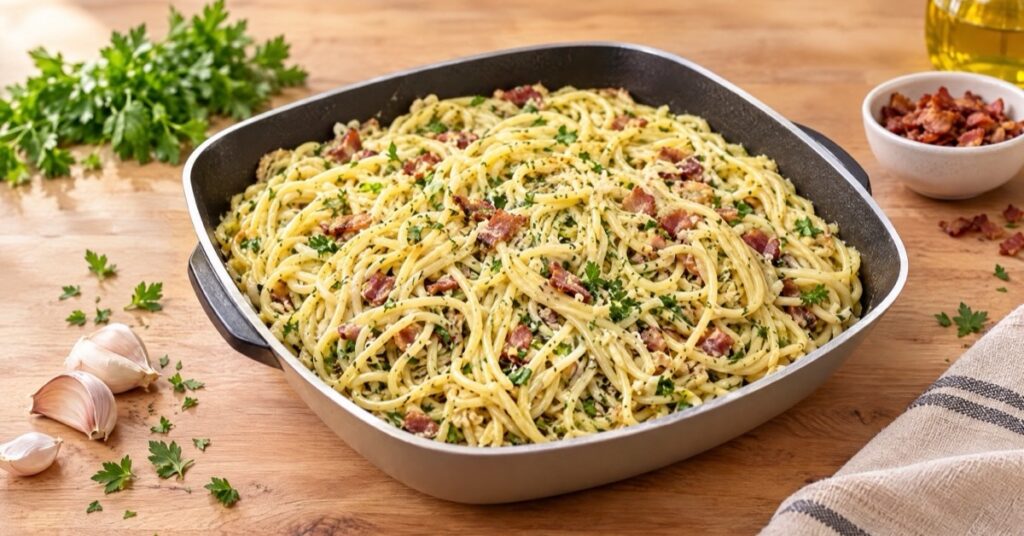 Spaghetti a la Panchonara — receta de La Cocina de Sofy