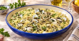 Spaghetti con almejas al estilo Sofy — receta de La Cocina de Sofy