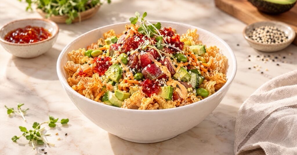 Tuna bowl concolón — receta de La Cocina de Sofy